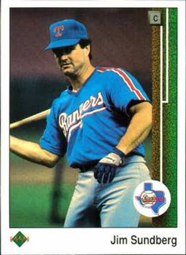 #331 Jim Sundberg - Texas Rangers - 1989 Upper Deck Baseball