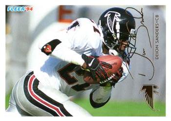 #31 Deion Sanders - Atlanta Falcons - 1994 Fleer Football