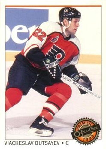 #31 Viacheslav Butsayev - Philadelphia Flyers - 1992-93 O-Pee-Chee Premier Hockey
