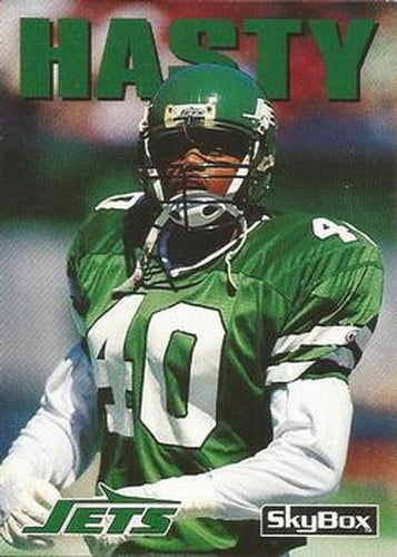 #31 James Hasty - New York Jets - 1992 SkyBox Impact Football