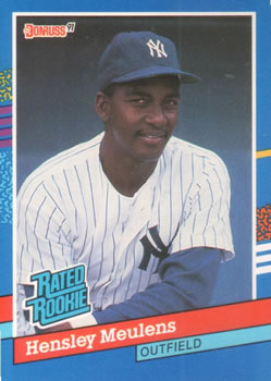 #31 Hensley Meulens - New York Yankees - 1991 Donruss Baseball