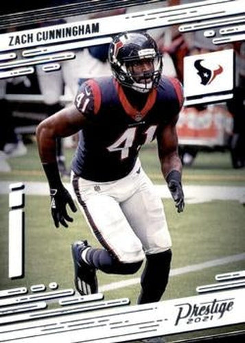 #31 Zach Cunningham - Houston Texans - 2021 Panini Prestige Football