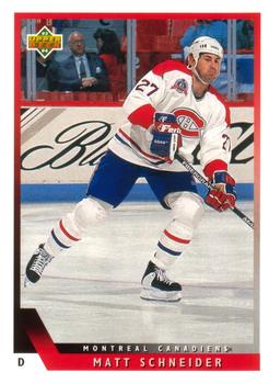 #31 Mathieu Schneider - Montreal Canadiens - 1993-94 Upper Deck Hockey