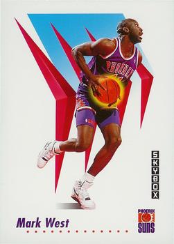 #231 Mark West - Phoenix Suns - 1991-92 SkyBox Basketball