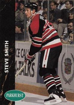 #31 Steve Smith - Chicago Blackhawks - 1991-92 Parkhurst Hockey
