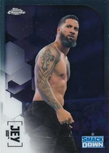 #31 Jey Uso - 2020 Topps WWE Chrome Wrestling