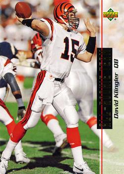 #31 David Klingler - Cincinnati Bengals - 1993 Upper Deck Football
