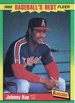 #31 Johnny Ray - California Angels - 1988 Fleer Baseball's Best Sluggers vs Pitchers