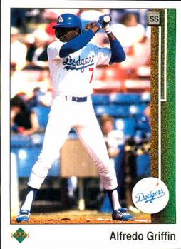 #631 Alfredo Griffin - Los Angeles Dodgers - 1989 Upper Deck Baseball
