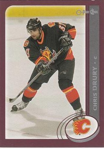 #31b Chris Drury - Calgary Flames - 2002-03 O-Pee-Chee Hockey