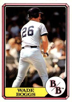 #31 Wade Boggs - Boston Red Sox - 1987 Topps Boardwalk and Baseball