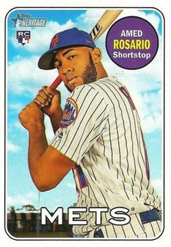 #31c Amed Rosario - New York Mets - 2018 Topps Heritage Baseball