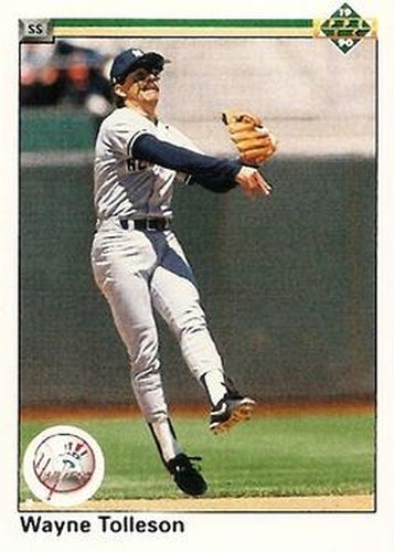 #320 Wayne Tolleson - New York Yankees - 1990 Upper Deck Baseball