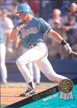 #320 Monty Fariss - Florida Marlins - 1993 Leaf Baseball