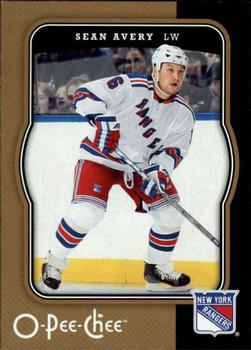 #320 Sean Avery - New York Rangers - 2007-08 O-Pee-Chee Hockey