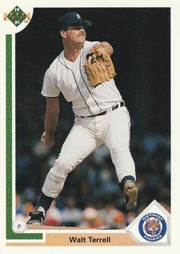 #320 Walt Terrell - Detroit Tigers - 1991 Upper Deck Baseball