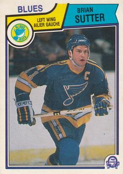 #320 Brian Sutter - St. Louis Blues - 1983-84 O-Pee-Chee Hockey