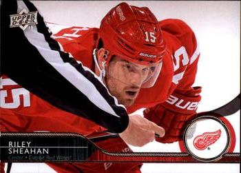 #320 Riley Sheahan - Detroit Red Wings - 2014-15 Upper Deck Hockey