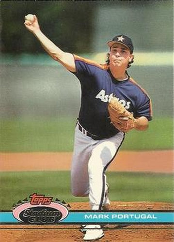 #320 Mark Portugal - Houston Astros - 1991 Stadium Club Baseball