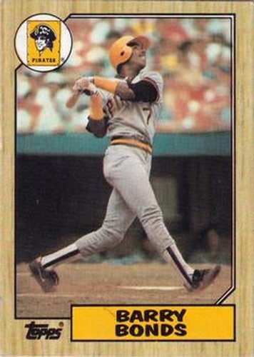 #320 Barry Bonds - Pittsburgh Pirates - 1987 Topps Baseball