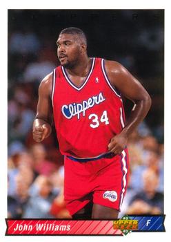 #320 John Williams - Los Angeles Clippers - 1992-93 Upper Deck Basketball