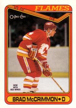#320 Brad McCrimmon - Calgary Flames - 1990-91 O-Pee-Chee Hockey