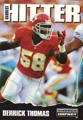#320 Derrick Thomas - Kansas City Chiefs - 1992 SkyBox Impact Football