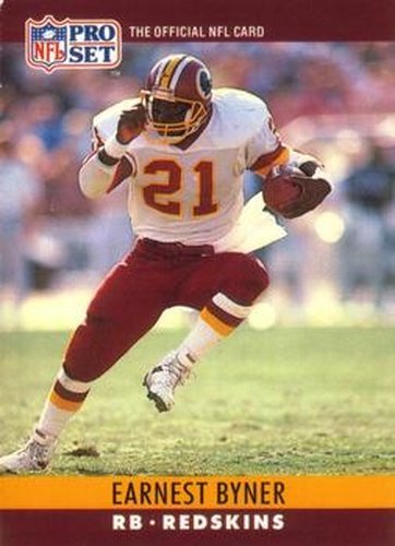 #320 Earnest Byner - Washington Redskins - 1990 Pro Set Football