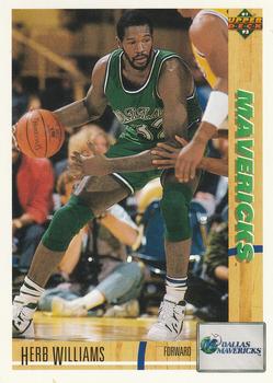 #320 Herb Williams - Dallas Mavericks - 1991-92 Upper Deck Basketball