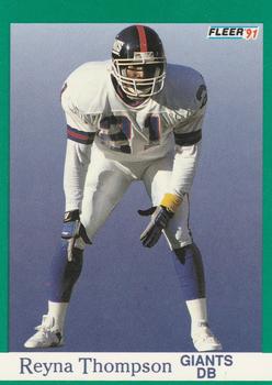 #320 Reyna Thompson - New York Giants - 1991 Fleer Football