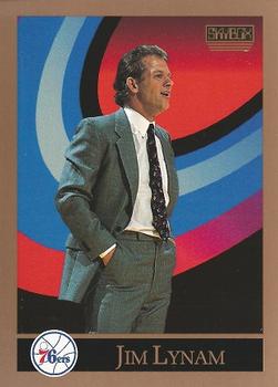 #320 Jim Lynam - Philadelphia 76ers - 1990-91 SkyBox Basketball