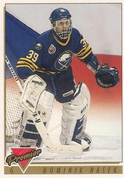 #320 Dominik Hasek - Buffalo Sabres - 1993-94 Topps Premier Hockey