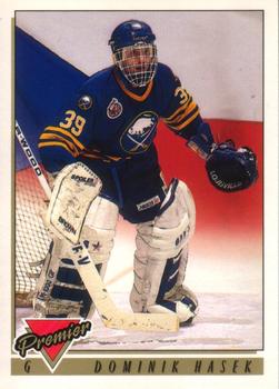 #320 Dominik Hasek - Buffalo Sabres - 1993-94 O-Pee-Chee Premier Hockey