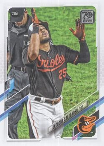 #320 Anthony Santander - Baltimore Orioles - 2021 Topps Baseball
