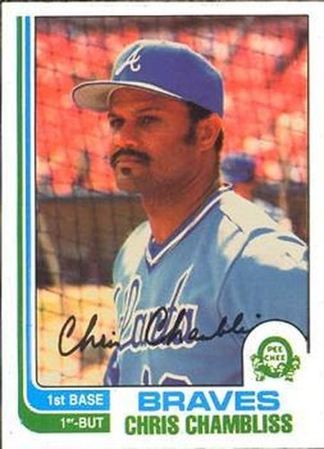 #320 Chris Chambliss - Atlanta Braves - 1982 O-Pee-Chee Baseball