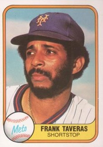 #320 Frank Taveras - New York Mets - 1981 Fleer Baseball