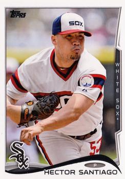 #320 Hector Santiago - Chicago White Sox - 2014 Topps Baseball