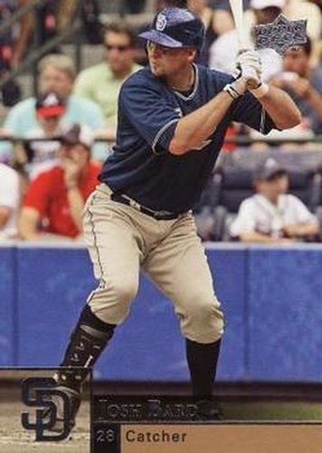 #320 Josh Bard - San Diego Padres - 2009 Upper Deck Baseball
