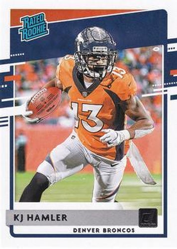 #320 KJ Hamler - Denver Broncos - 2020 Donruss Football