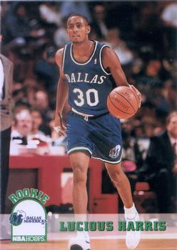 #320 Lucious Harris - Dallas Mavericks - 1993-94 Hoops Basketball