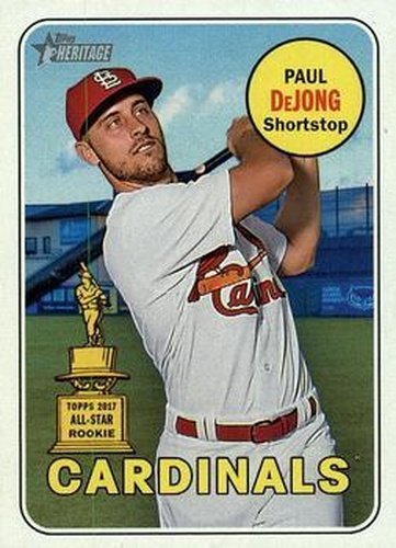 #320 Paul DeJong - St. Louis Cardinals - 2018 Topps Heritage Baseball