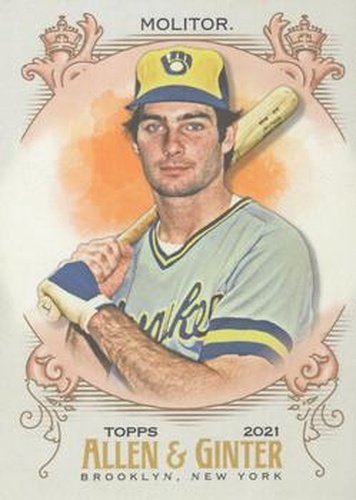 #320 Paul Molitor - Milwaukee Brewers - 2021 Topps Allen & Ginter Baseball