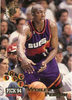 #320 Wesley Person - Phoenix Suns - 1994-95 Stadium Club Basketball