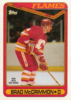 #320 Brad McCrimmon - Detroit Red Wings - 1990-91 Topps Hockey