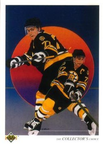 #320 Ray Bourque - Boston Bruins - 1990-91 Upper Deck Hockey