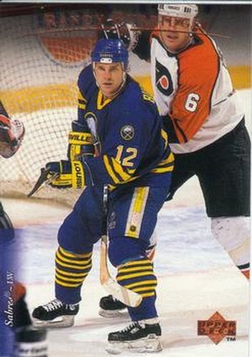 #320 Randy Burridge - Buffalo Sabres - 1995-96 Upper Deck Hockey