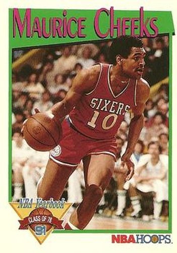 #320 Maurice Cheeks - Philadelphia 76ers - 1991-92 Hoops Basketball