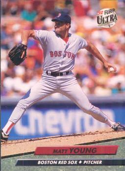 #320 Matt Young - Boston Red Sox - 1992 Ultra Baseball