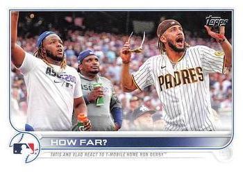 #320 How Far? - Toronto Blue Jays / San Diego Padres - 2022 Topps Baseball