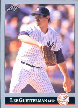 #320 Lee Guetterman - New York Yankees - 1992 Leaf Baseball
